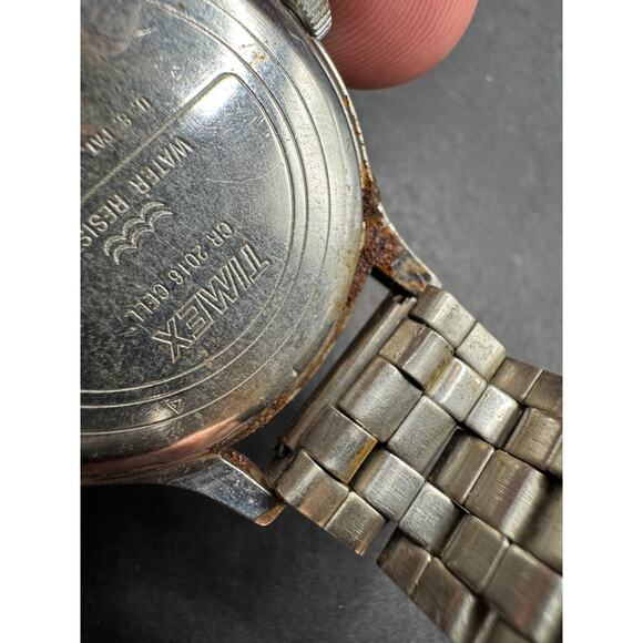 Vtg Timex Indiglo Men\'s Blue/Date Dial Stainless Steel Watch W/R 30M 35.4mm main image 11